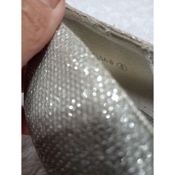 Le Miu Women's Elsa-B Stiletto Heel Shoes Silver  8 - Picture 14 of 15